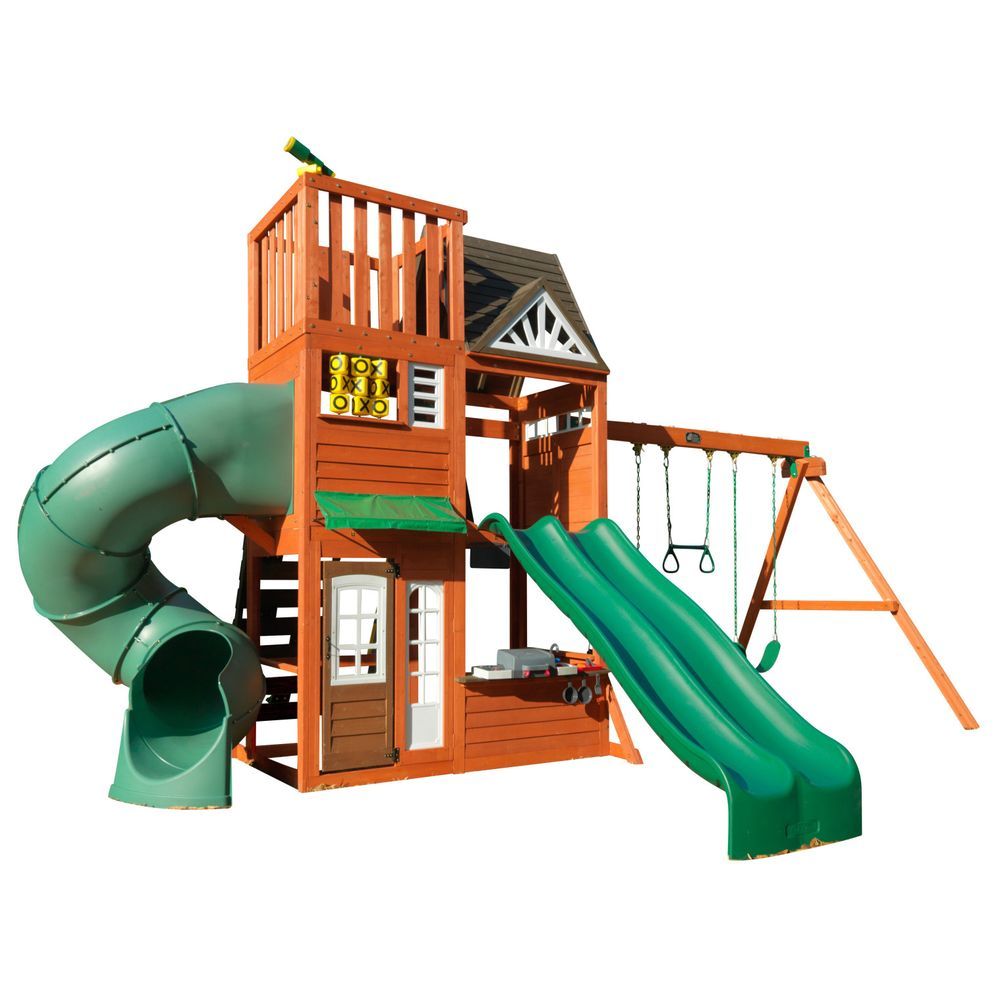 Kidkraft canyon ridge wooden playset top